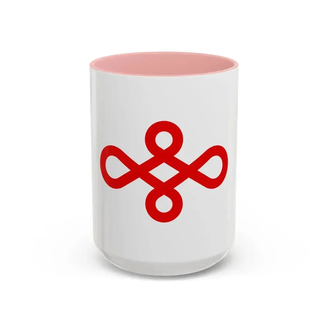 Flag of Nishio Japan - Accent Coffee Mug 15oz Pink - Go Mug Yourself
