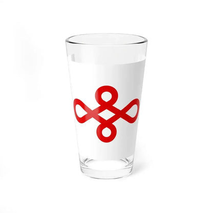 Flag of Nishio Japan - Pint Glass 16oz 16oz - Go Mug Yourself