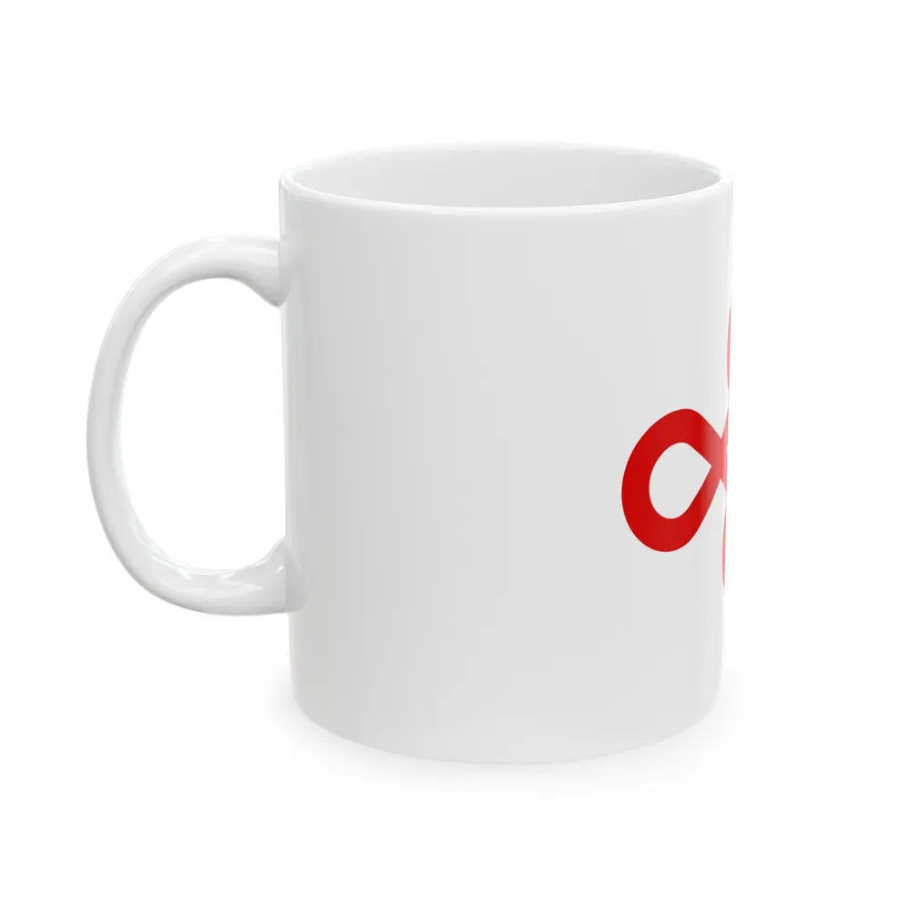 Flag of Nishio Japan - White Coffee Mug-Go Mug Yourself