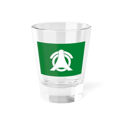 Flag of Nishiokoppe Hokkaido (Japan) Shot Glass 1.5oz 1.5oz - Go Mug Yourself