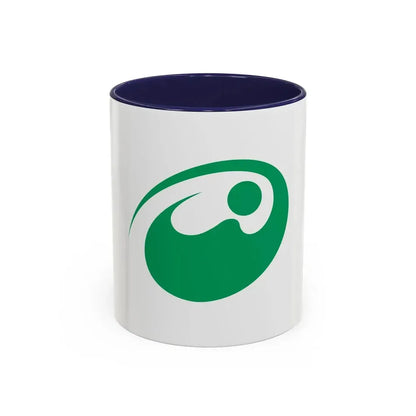 Flag of Nishitokyo Tokyo Japan - Accent Coffee Mug 11oz Navy - Go Mug Yourself