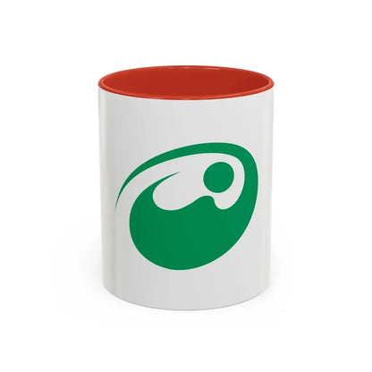 Flag of Nishitokyo Tokyo Japan - Accent Coffee Mug 11oz Red - Go Mug Yourself
