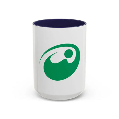 Flag of Nishitokyo Tokyo Japan - Accent Coffee Mug 15oz Navy - Go Mug Yourself