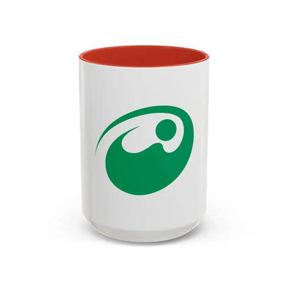 Flag of Nishitokyo Tokyo Japan - Accent Coffee Mug 15oz Red - Go Mug Yourself