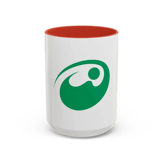 Flag of Nishitokyo Tokyo Japan - Accent Coffee Mug 15oz Red - Go Mug Yourself