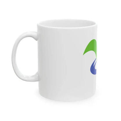 Flag of Nishiwaga Iwate (Japan) White Coffee Mug - Go Mug Yourself