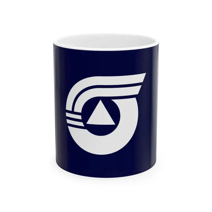Flag of Nishiyama Niigata 1963-2005 (Japan) White Coffee Mug 11oz - Go Mug Yourself