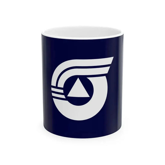 Flag of Nishiyama Niigata 1963-2005 (Japan) White Coffee Mug 11oz - Go Mug Yourself