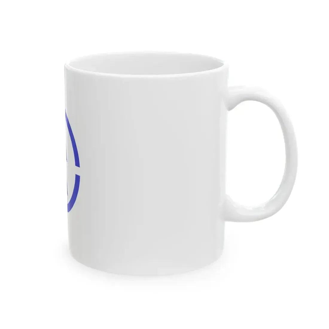 Flag of Nita Shimane 1955-2005 blue version (Japan) White Coffee Mug - Go Mug Yourself