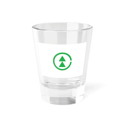 Flag of Nita Shimane 1955-2005 (Japan) Shot Glass 1.5oz 1.5oz - Go Mug Yourself