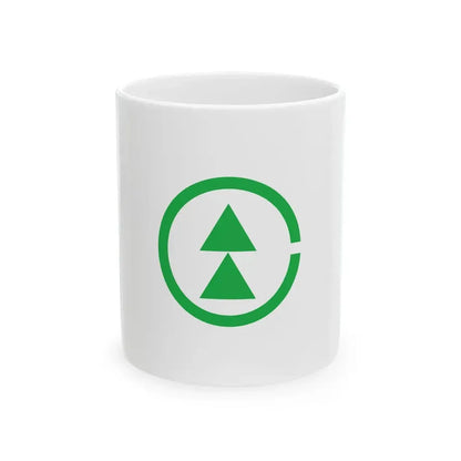 Flag of Nita Shimane 1955-2005 (Japan) White Coffee Mug 11oz - Go Mug Yourself