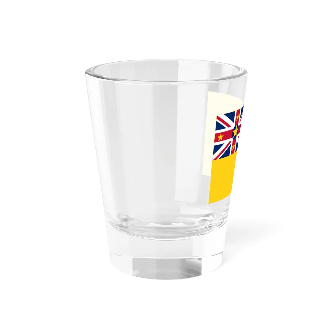 Flag of Niue 3-2 Shot Glass 1.5oz - Go Mug Yourself