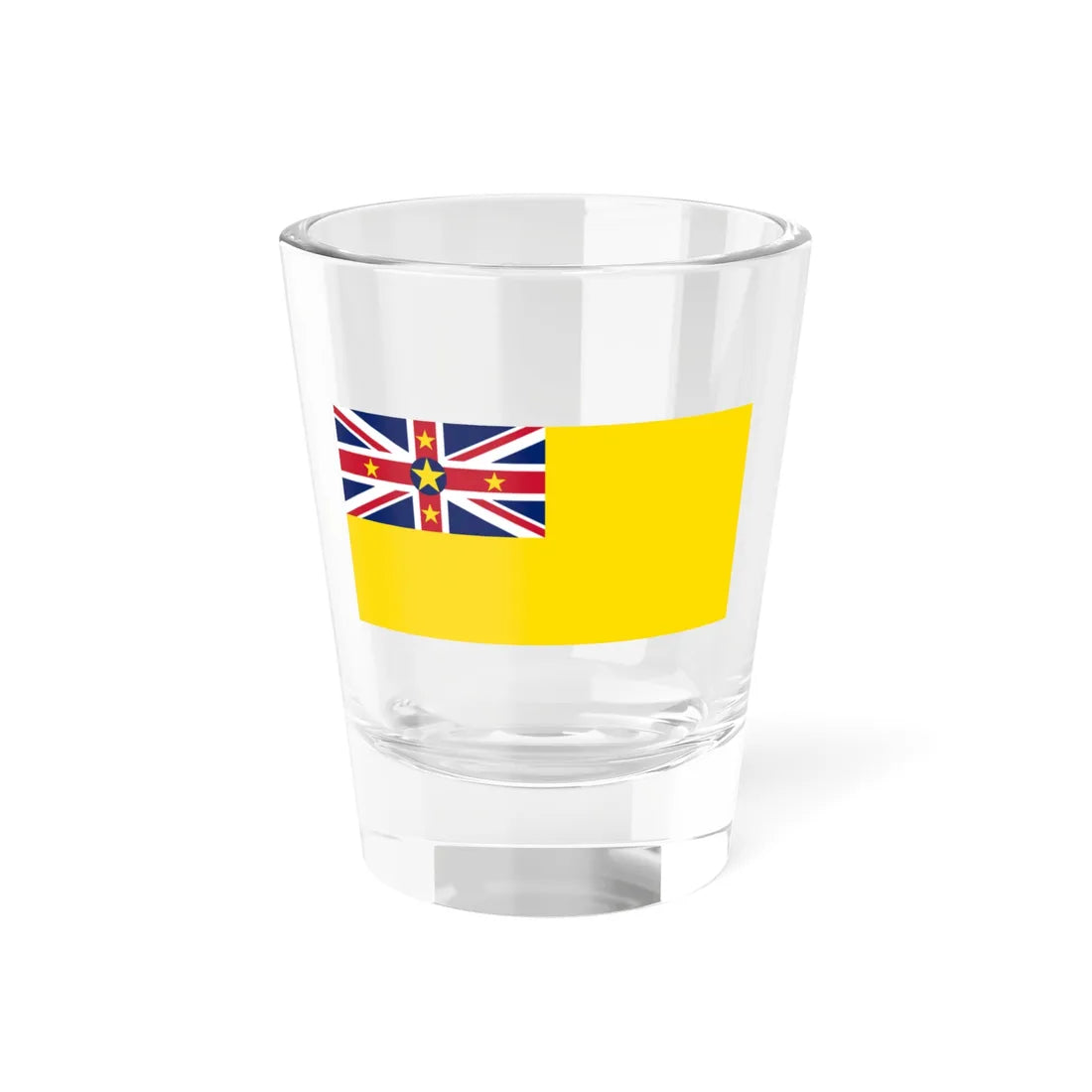 Flag of Niue Shot Glass 1.5oz 1.5oz - Go Mug Yourself