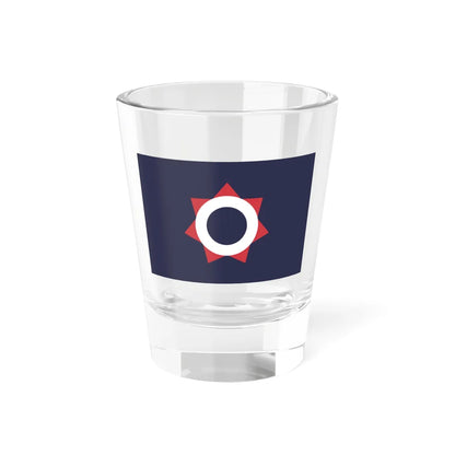 Flag of Nivkh people (Russia) Shot Glass 1.5oz 1.5oz - Go Mug Yourself