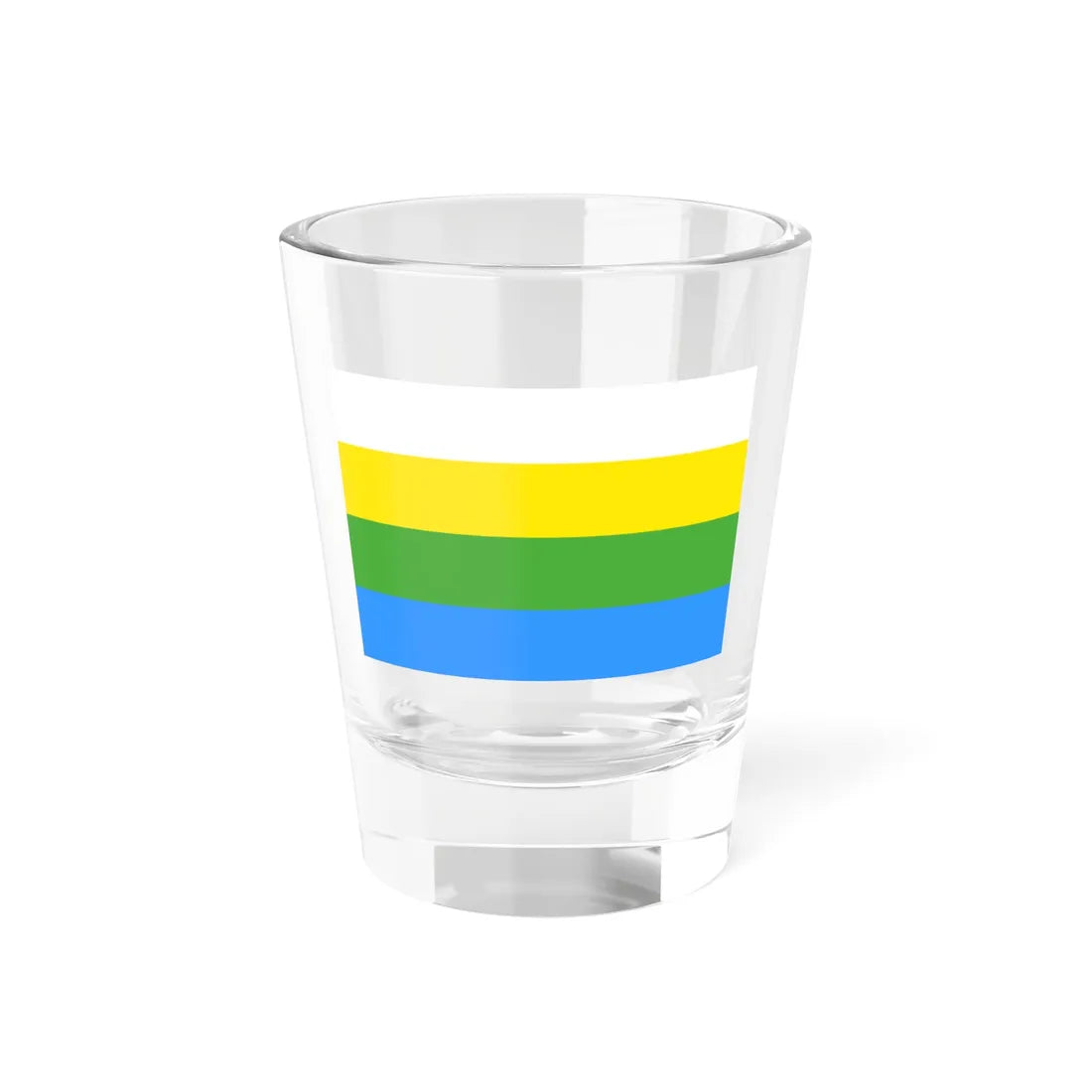 Flag of Nizhne-Taldinskoe (Russia) Shot Glass 1.5oz 1.5oz - Go Mug Yourself