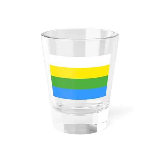 Flag of Nizhne-Taldinskoe (Russia) Shot Glass 1.5oz 1.5oz - Go Mug Yourself