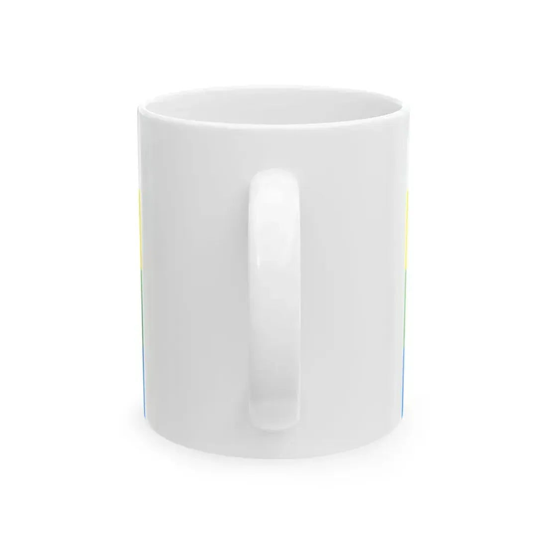 Flag of Nizhne-Taldinskoe (Russia) White Coffee Mug - Go Mug Yourself