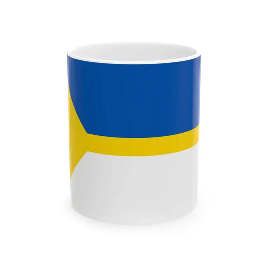 Flag of Nizhnevartovsk (Russia) White Coffee Mug 11oz - Go Mug Yourself