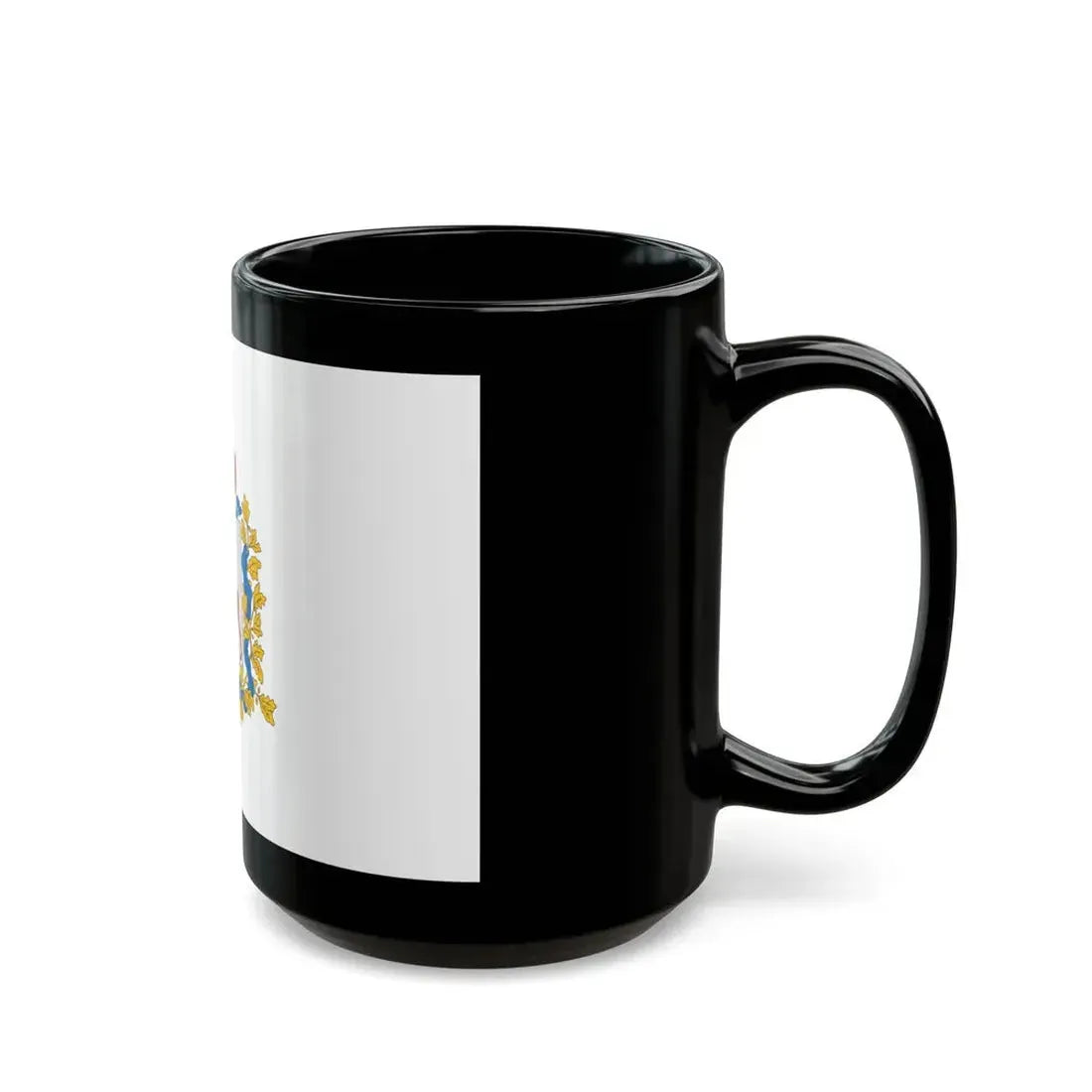 Flag of Nizhny Novgorod Oblast Russia - Black Coffee Mug - Go Mug Yourself