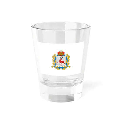 Flag of Nizhny Novgorod Oblast Russia - Shot Glass 1.5oz 1.5oz - Go Mug Yourself