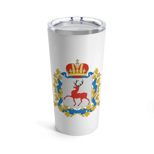 Flag of Nizhny Novgorod Oblast Russia - Tumbler 20oz 20oz - Go Mug Yourself