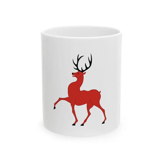 Flag of Nizhny Novgorod Region simplified (Russia) White Coffee Mug 11oz - Go Mug Yourself