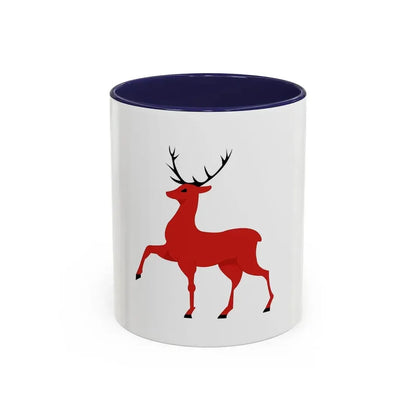 Flag of Nizhny Novgorod Russia - Accent Coffee Mug 11oz Navy - Go Mug Yourself