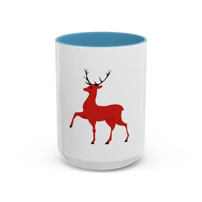 Flag of Nizhny Novgorod Russia - Accent Coffee Mug 15oz Light Blue - Go Mug Yourself