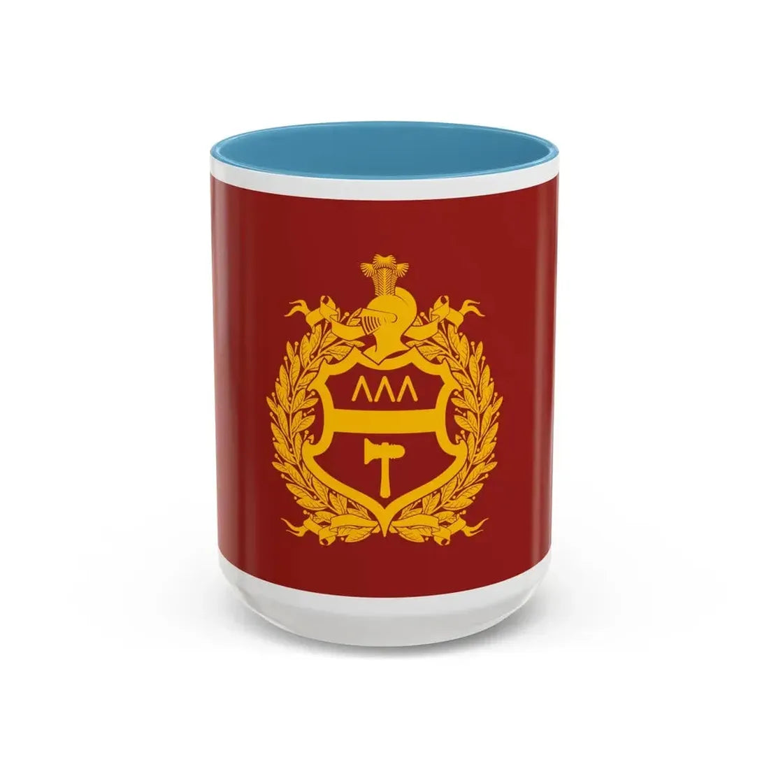 Flag of Nizhny Tagil Russia - Accent Coffee Mug 15oz Light Blue - Go Mug Yourself
