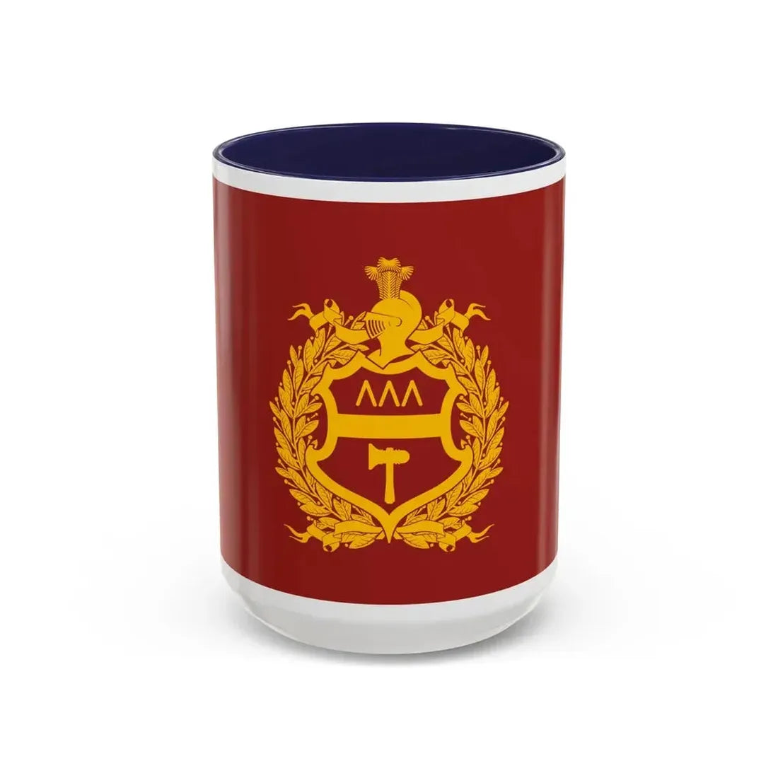 Flag of Nizhny Tagil Russia - Accent Coffee Mug 15oz Navy - Go Mug Yourself