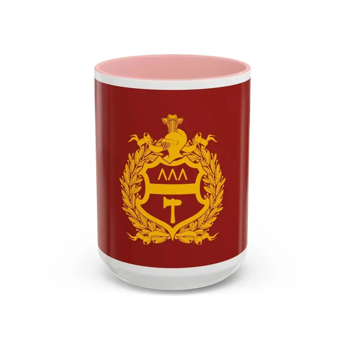 Flag of Nizhny Tagil Russia - Accent Coffee Mug 15oz Pink - Go Mug Yourself
