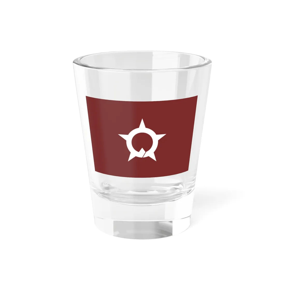 Flag of Ōno Fukui (Japan) Shot Glass 1.5oz 1.5oz - Go Mug Yourself