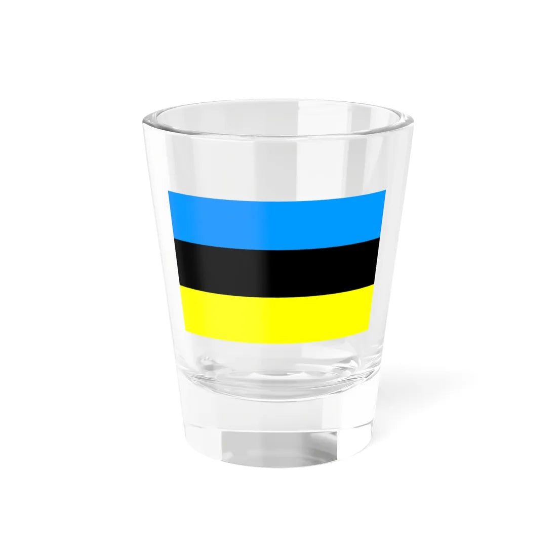 Flag of Noarootsi Parish (Estonia) Shot Glass 1.5oz 1.5oz - Go Mug Yourself
