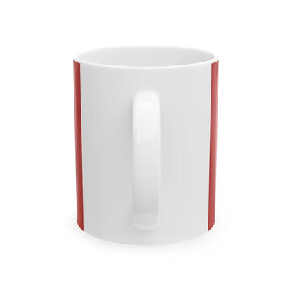 Flag of Noble County Ohio (United States) White Coffee Mug - Go Mug Yourself