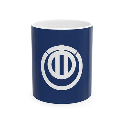 Flag of Nogata Fukuoka (Japan) White Coffee Mug 11oz - Go Mug Yourself