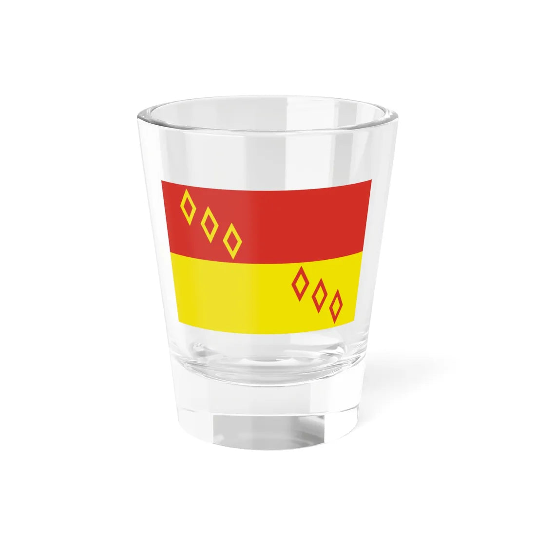 Flag of Noginsky rayon Moscow oblast (Russia) Shot Glass 1.5oz 1.5oz - Go Mug Yourself