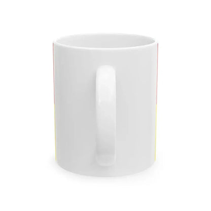 Flag of Noginsky rayon Moscow oblast (Russia) White Coffee Mug - Go Mug Yourself