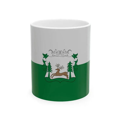 Flag of Nograd (Hungary) White Coffee Mug 11oz - Go Mug Yourself