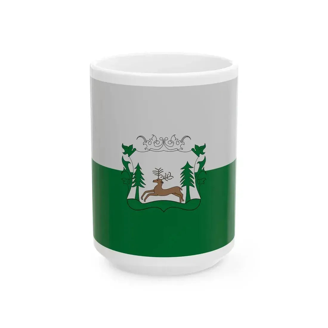 Flag of Nograd (Hungary) White Coffee Mug 15oz - Go Mug Yourself