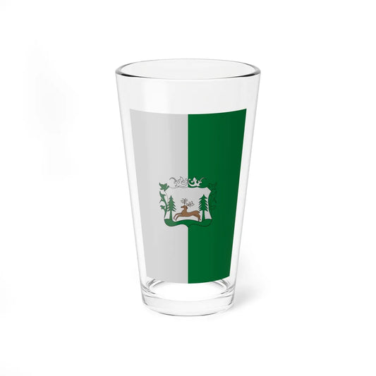Flag of Nograd vertical (Hungary) Pint Glass 16oz 16oz - Go Mug Yourself