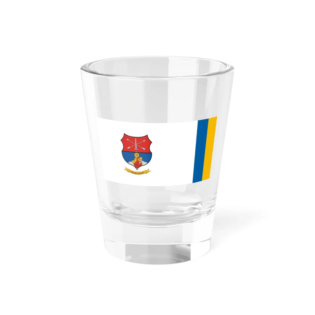 Flag of Nogradsap (Hungary) Shot Glass 1.5oz 1.5oz - Go Mug Yourself