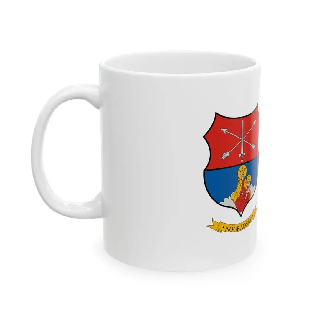 Flag of Nogradsap (Hungary) White Coffee Mug - Go Mug Yourself