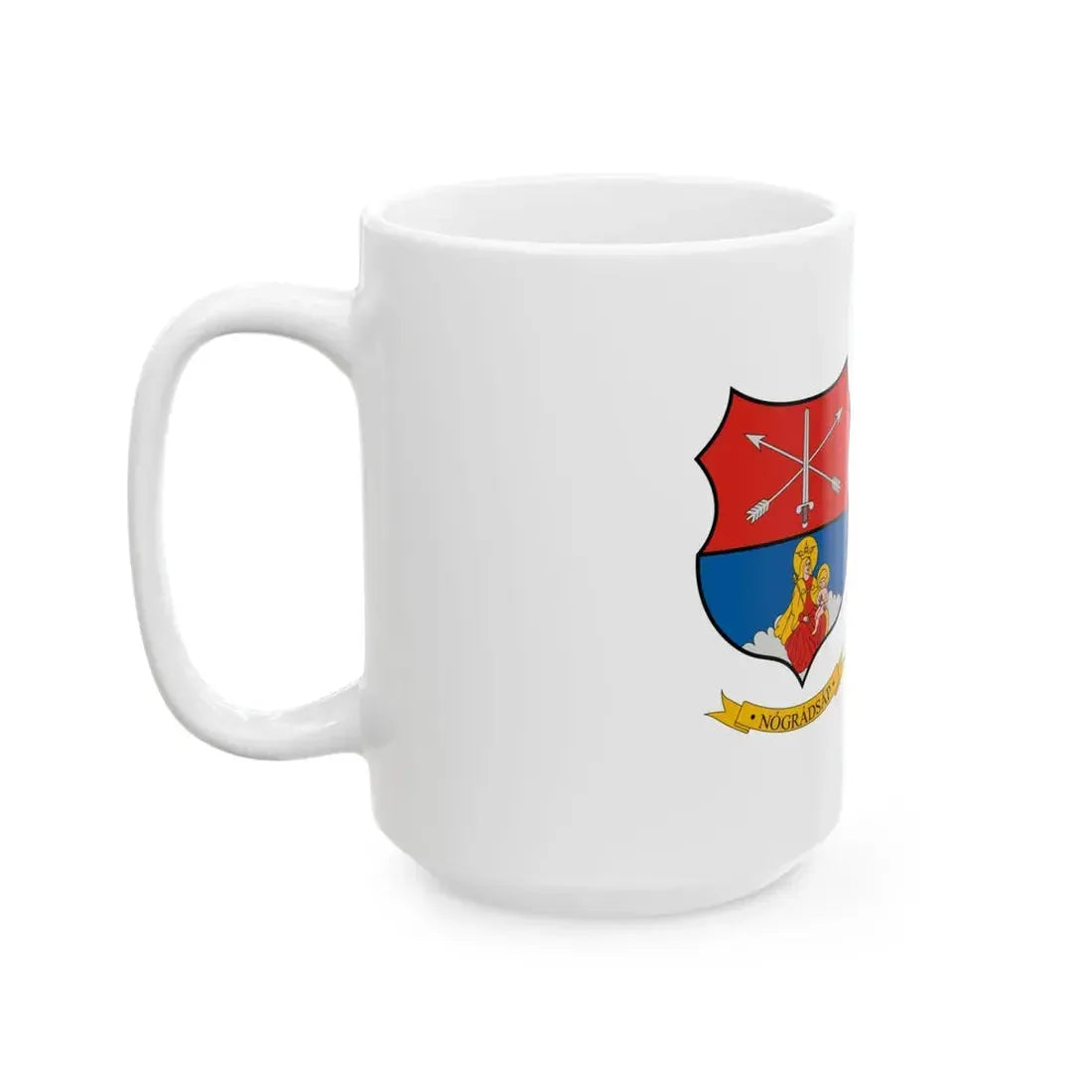 Flag of Nogradsap (Hungary) White Coffee Mug - Go Mug Yourself