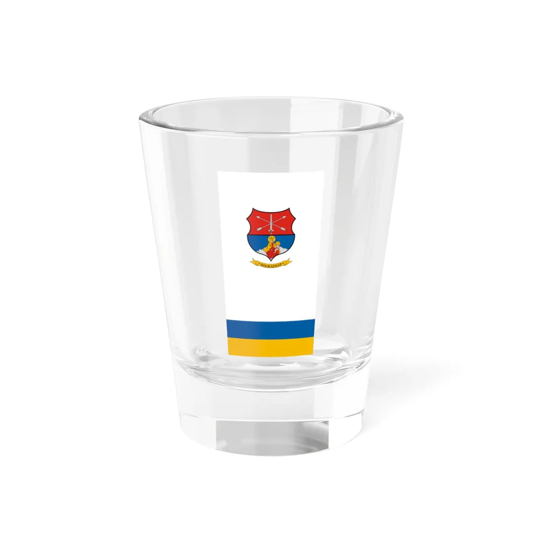 Flag of Nogradsap vertical (Hungary) Shot Glass 1.5oz 1.5oz - Go Mug Yourself