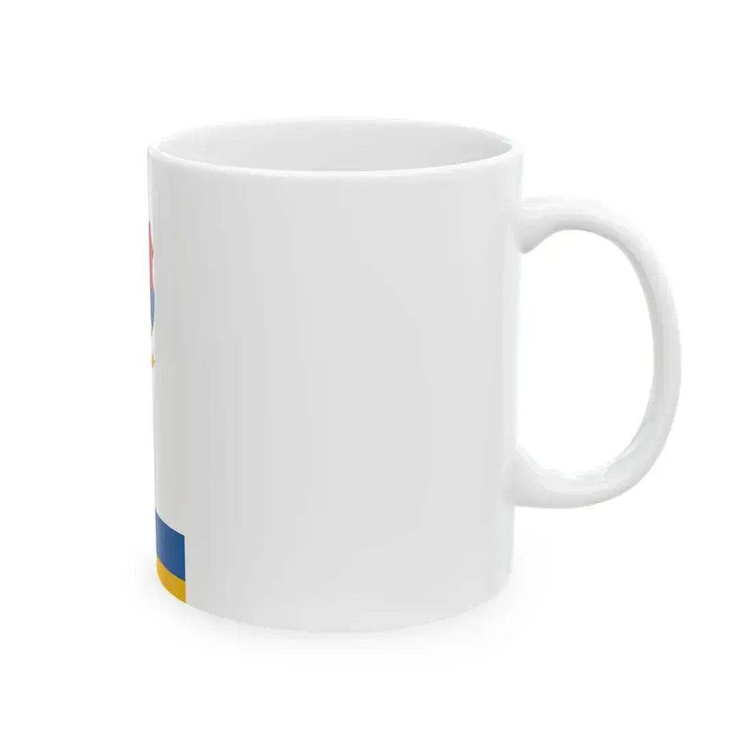 Flag of Nogradsap vertical (Hungary) White Coffee Mug - Go Mug Yourself