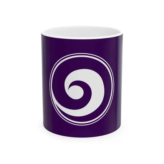 Flag of Noheji Aomori (Japan) White Coffee Mug 11oz - Go Mug Yourself