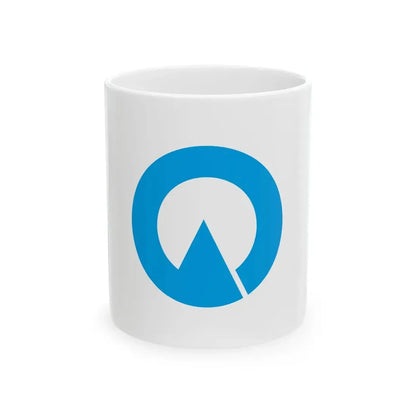 Flag of Nomozaki Nagasaki 1956-2005 (Japan) White Coffee Mug 11oz - Go Mug Yourself