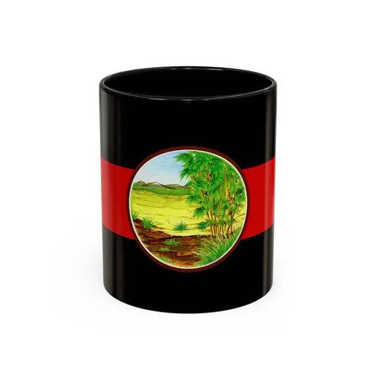 Flag of Nong Khai Province Thailand - Accent Coffee Mug 11oz Black - Go Mug Yourself