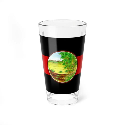 Flag of Nong Khai Province Thailand - Pint Glass 16oz 16oz - Go Mug Yourself