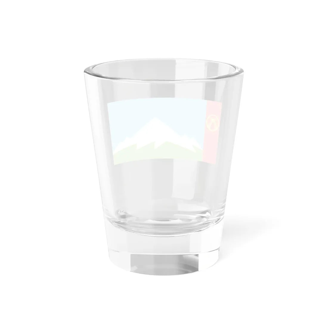 Flag of Nookat District (Kyrgyzstan) Shot Glass 1.5oz - Go Mug Yourself